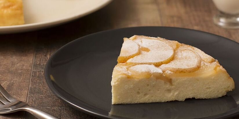 Cottage cheese casserole with pear - a delicious delicacy on a hypoallergenic menu