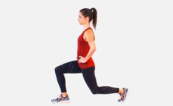Lunges are an effective exercise for pumping the leg muscles. 