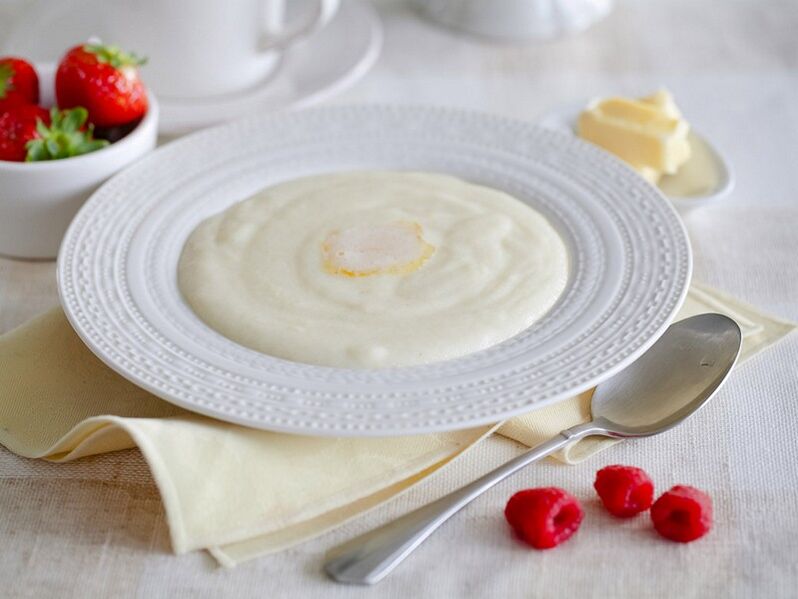Semolina Porridge is the ideal breakfast for a grain day on the 6 Petals Diet